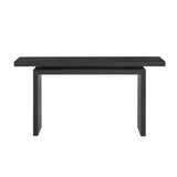 U_STYLE Uniquely Designed Ash Veneer Console Table, Modern Simple Style, Featuring Clever Tabletop N711P241324B