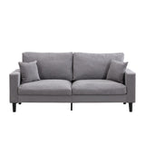 74" High Resilience three seater Sofa,Wooden Frame 3 Seat Sofa,Comfy,Modern Upholstered Sofa,Living W2297P264474