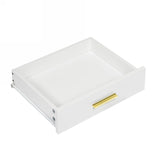 Modern White 8-Drawer Dresser for Bedroom - Ample Storage Wide Chest of Drawers, Sturdy & Safe W1785P239197