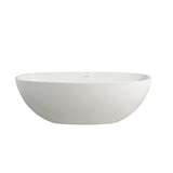 65.2 inch freestanding solid surface soaking bathtub for bathroom W1613P160636