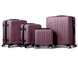 Curved Vertical Stripes 4-in-1 Trolley Case - Violet 83364795