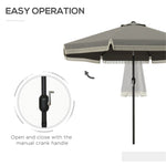 ZUN Outdoor beach umbrella / Sun Umbrella （Prohibited by WalMart） 70814813