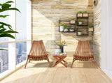 Wood Folding Chair for Outdoor, Low Profile Acacia Wood Lounge Chair for Balcony 53813857