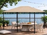 Khaki 10' x 13' Gazebo Replacement Canopy Top 48579133