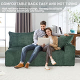 UNITED WE WIN Memory Foam 2-Seater Couch, No Installation & Easy to Transport, Deep Seat Modern Sofa W1568P222614