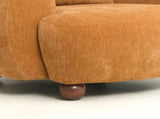 Nordic Style Lazy-Style clubchair 38 Inches, Chenille Fabric Bucket Chair, Decorative Sofa, Soft W2901P489490