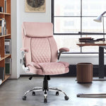 ZUN Swivel Office Room Chair Executive Desk Chair Velvet 70418588