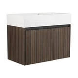 30 Inch Bathroom Cabinet With Sink,Soft Close Doors,Float Mounting Design, For Small Bathroom W999P228754