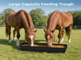2-piece dual-purpose plastic livestock feed trough Suitable for daily feeding of horses, goats, 93951136