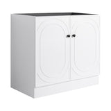 36" Freestanding Bathroom Vanity & 2 Soft-Close Cabinet Doors -Excluding Sink W999P241066