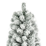 7.5ft Pencil Flocking Christmas Tree 69444721