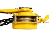 Lever Chain Hoist 1 1/2 Ton 3300LBS Capacity 20 FT Chain Come Along with Heavy Duty Hooks Ratchet 55304435