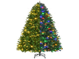 6ft Prelit Christmas Tree with 340 LED Lights, PE Mixed PVC Artificial Christmas Tree, Warm W2773P565691