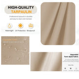 Replacement Canopy Top Cover Fabric for 13 x 10 Ft Outdoor Patio Retractable Pergola Sun-shelter W419P144895