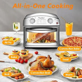 12.5 Quart 7-in-1 Convection Toaster Oven, 1500W, Stainless Steel, with 5 Pre-Set Menus Roast, W1002P292361