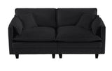 Modular Sectional Sofa,Deep Seat Couch for Living , 4 Pillow, Modern L-Shaped Sofa for Living W1825P268645