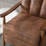 COOLMORE Wood Frame Armchair, Modern Accent Chair Lounge Chair for Living Room W1539P152197