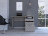 ZUN Louisiana Writing Computer Desk, Three Drawers B128P148935