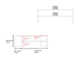 Black 2-Shelf Shoe Rack B062P230637
