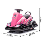 ZUN 12V Kids Ride On Motor Bumper Car,integrating system,Rotate 360 degrees in place,Collision triggers W1396P178742