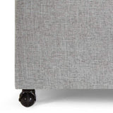 Modern Large Comfort Sofa Ottoman with Storage, Modular Sectional Storage Ottoman With Wheels For W2186P178508