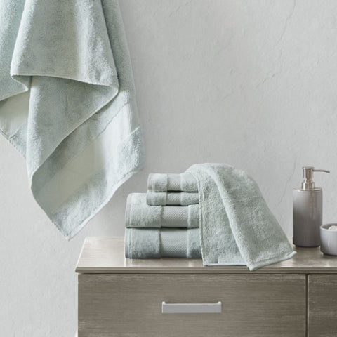 Cotton 6 Piece Bath Towel Set B035129623