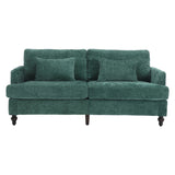 COOLMORE Mid Century Modern chenille Fabric Loveseat sofa, 2-Seat Upholstered Loveseat Sofa Modern W395P151896