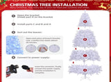 9 FT Pre-lit Artificial Christmas Tree, Hinged Xmas Pine Tree with 2000 Branch Tips, 650 Lights for 67998958