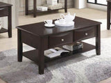 Coffee Table Of Two Drawers In Brown SR016387