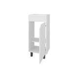 FM FURNITURE Quartzsite Bathroom Vanity with Integrated Sink and Faucet, White B128P293881