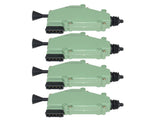 4X Door Lock Actuator Replacement for VW Vanagon 1986-91 EuroVan 1992-02 2.1L 2.4L 2.5L 2.8L 44583624