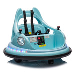 ZUN 12V ride on bumper car for kids,electric car for kids,1.5-5 Years Old,W/Remote Control, LED Lights, W1396132725