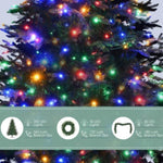 ZUN 6FT Pre-Lit Aspen Fir Artificial Christmas Tree with Wreath & Garland,Grass Green Xmas Tree with 380 21108822