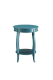 Aberta Teal Finish Accent Table B2726P277915