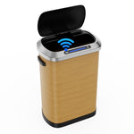 ZUN 50L Smart automatic Trash Cans - Full Intelligent Sensor - Wood W1550P154906