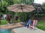 Cantilever Patio Umbrella 11ft Offset Cantilever Patio Umbrella With Base Included Large Round 34968916