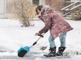 800W Electric Snow Shovel Cordless, Lightweight Foldable Snow Remover with Safety Lock, 49348714