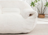 Bean Bag Chair, Comfy Bean Bag Sofa with Back Support, Faux Fur Bean Bag Chair for Adults and Kids, W2200P326887