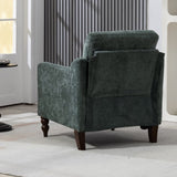 Accent Comfy Chenille Chair w/USB charging port,Mid,Soft,High-support Rebound Sponge,Ergonomic W2715P312490