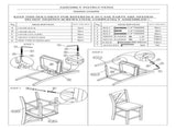 Modern Contemporary Dining Room Furnitures Set of 2 Counter Heights Light Wooden High B01164102