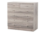 Modern Simple 6-Drawer Dresser Gray 89621614
