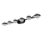 ZUN (Same as W1340P143680/LL2001-B-6) Vanity Lights With 6 LED Bulbs For Bathroom Lighting(Black) W1340P206794