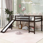 ZUN Loft Bed with Slide, Multifunctional Design, Twin 22317278