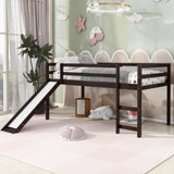 ZUN Loft Bed with Slide, Multifunctional Design, Twin 22317278