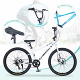 Freestyle Kids Bike Double Disc Brakes 26 Inch Children's Bicycle for Boys Girls Age 12 Years W1019124186