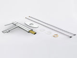 Chrome Single Handle Bathroom Faucet for 1 or 3 Holes ,Fountain and Flow Mode Two-in-one 82677170