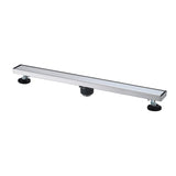 36 Inches Linear Shower Drain, Included Hair Strainer and Leveling Feet W2287P149014