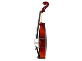 4/4 Full Size Violin for Beginners, Laminated Spruce & Maple Wood, Natural Red Varnish Finish, 04411117