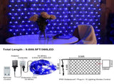 9.8*6.5FT Mesh Net Light,360 LED Net Light with 8 Modes&Remote,Connectable Net String 39196894