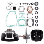 ZUN For Yamaha Blaster 200 66mm Piston Cylinder Crank Motor Rebuild Gasket Seal Kit 17499573